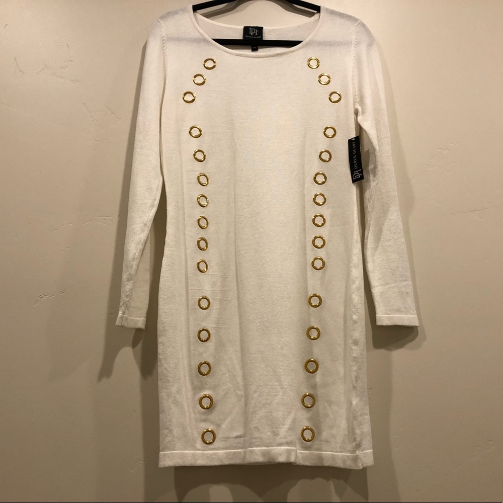 Derek Heart Jr. Cream Dress NWT - Picture 2 of 3